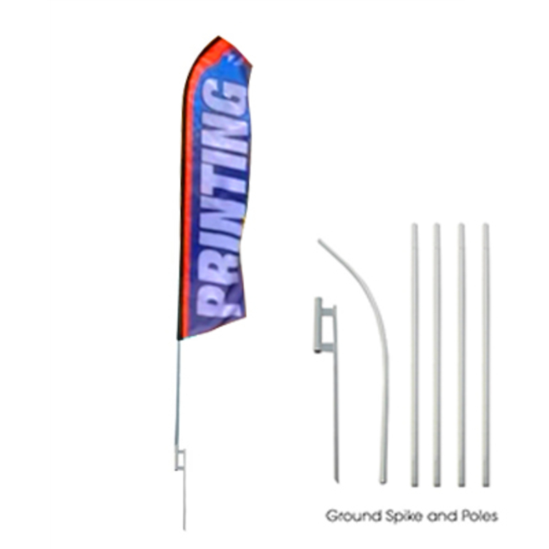 16ft 1 Sided Feather Flag