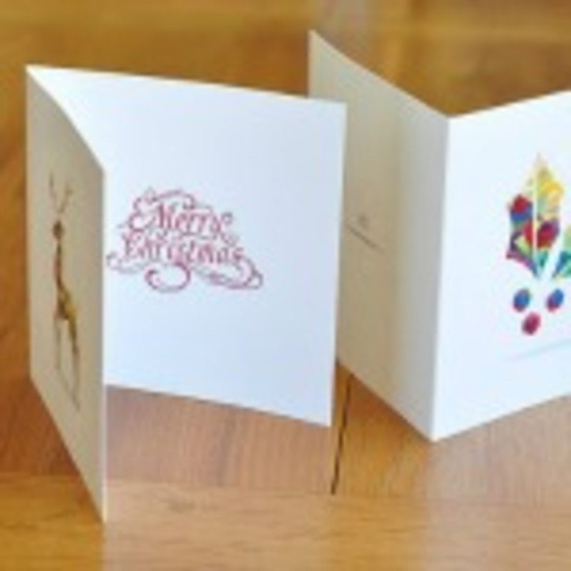 5x7 Folded Greeting Cards - 2-Sided Printing