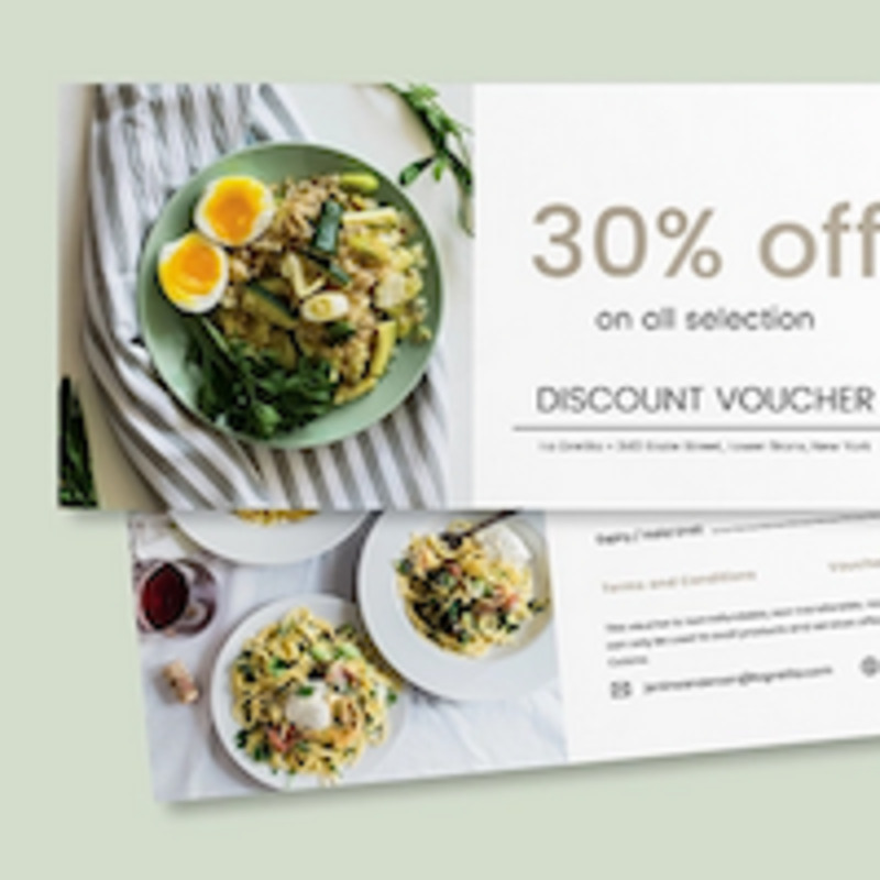 2 Sided Gift Certificate