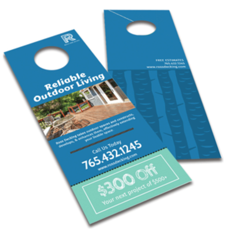 Large Door Hangers 2 Sided 