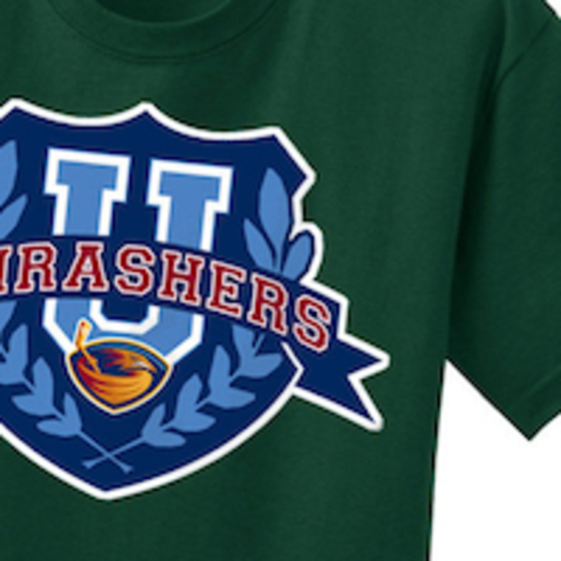 Custom shirt with heat transfer vinyl design applied for personalized apparel