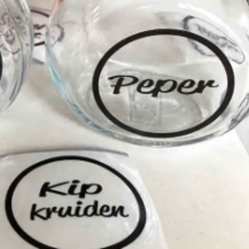 Square Cut Clear Labels - Custom Printed for Any NeedDescription: