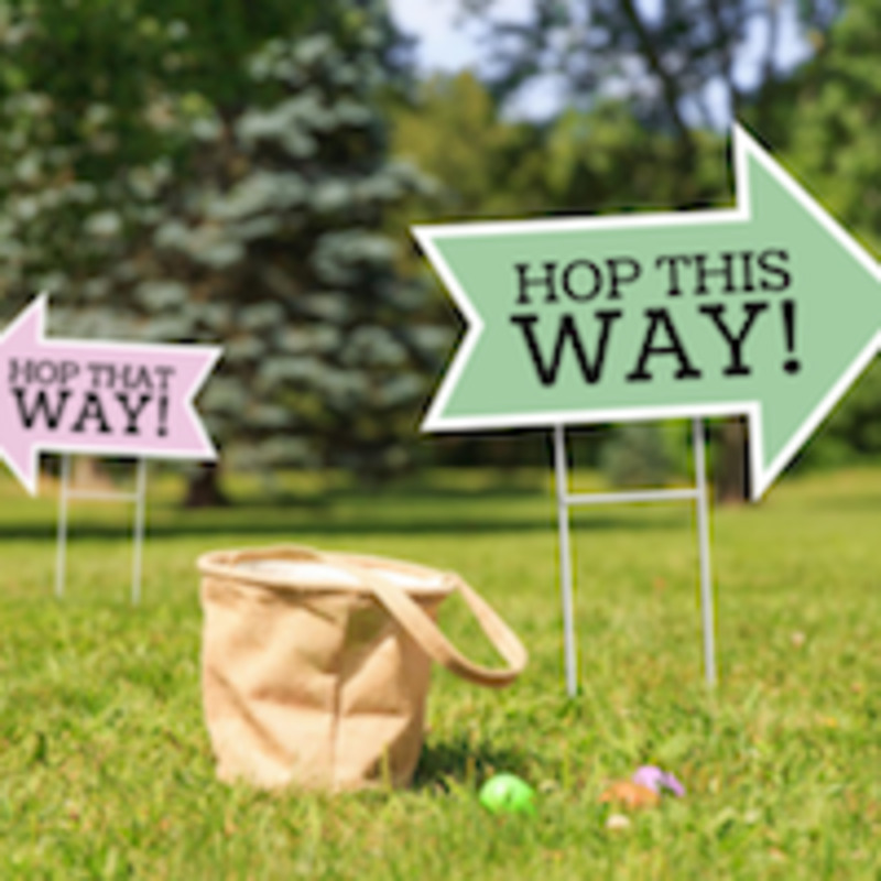 Yard Sign - 2 Sided, High-Visibility & Weatherproof
