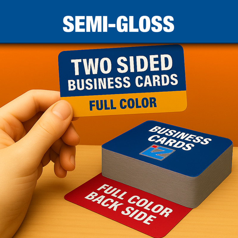Standard 2-Sided Business Cards - More Space, More Impact