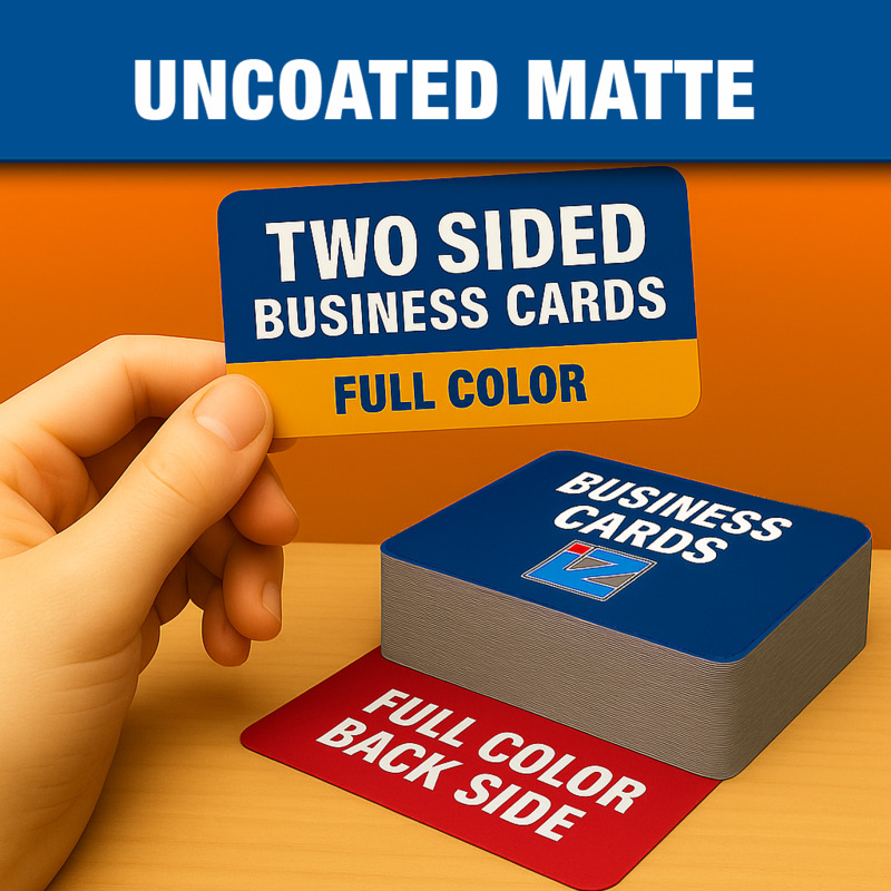 Standard 2-Sided Business Cards - More Space, More Impact