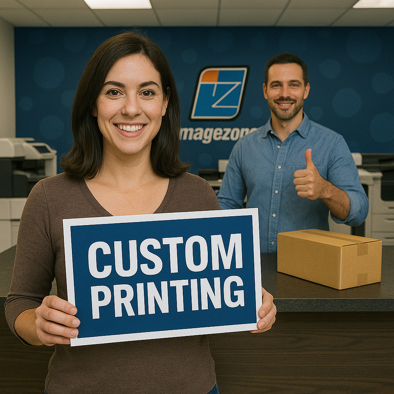 Bindery department man cutting paper in a printing company