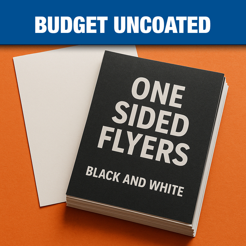 Black & White Flyers - 1 Sided
