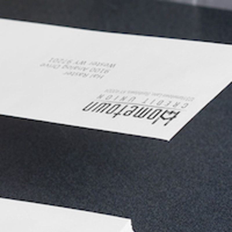 #10 Black and White Envelopes - Professional & Elegant