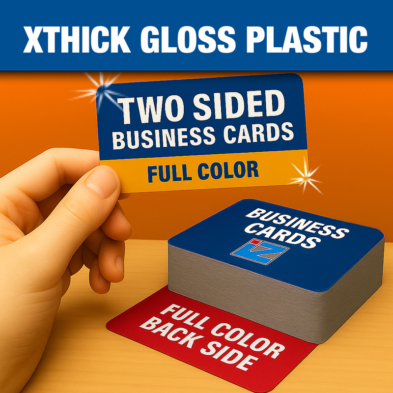 Extra Thick Plastic Cards - Durable & Premium