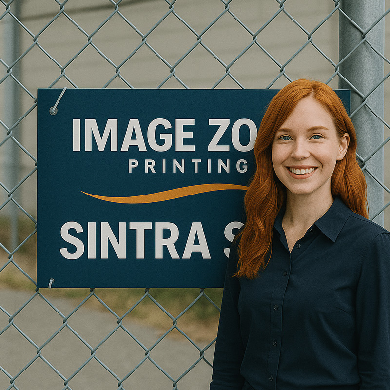 Sintra PVC sign used for indoor directional or branding purposes