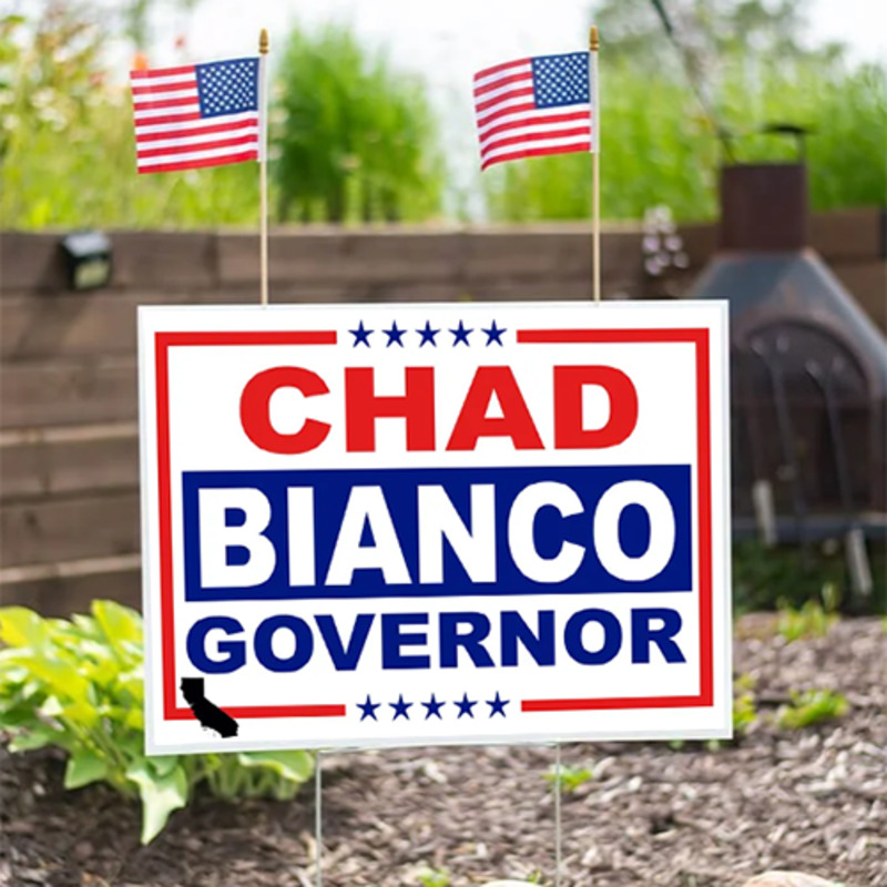Yard Sign 1 Sided, Durable & Weather-Resistant