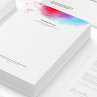 Professional letterhead with company logo and contact information